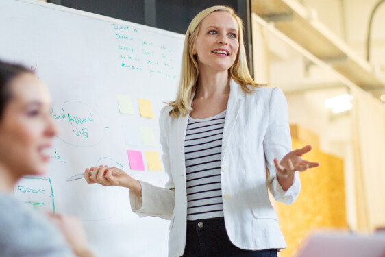 Formatrice IDE avec public